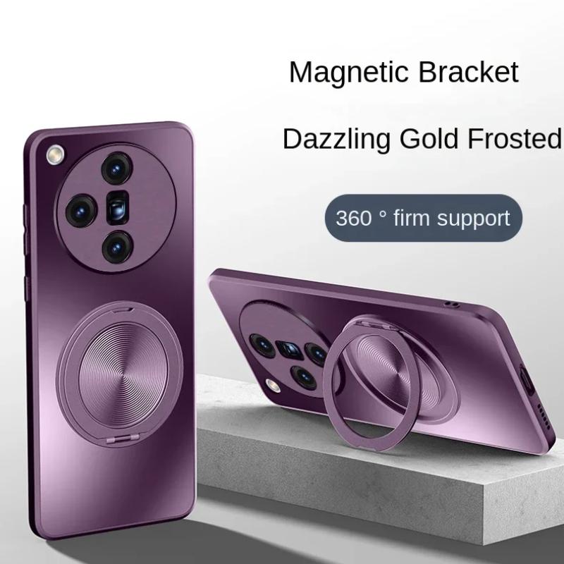 Для Find X8 Pro X 8 Магнитный матовый жесткий чехол для Oppo Find X8Pro X7 Ultra X6 X5 FindX8 Кольцо-подставка-держатель Защитный противоударный задний чехол