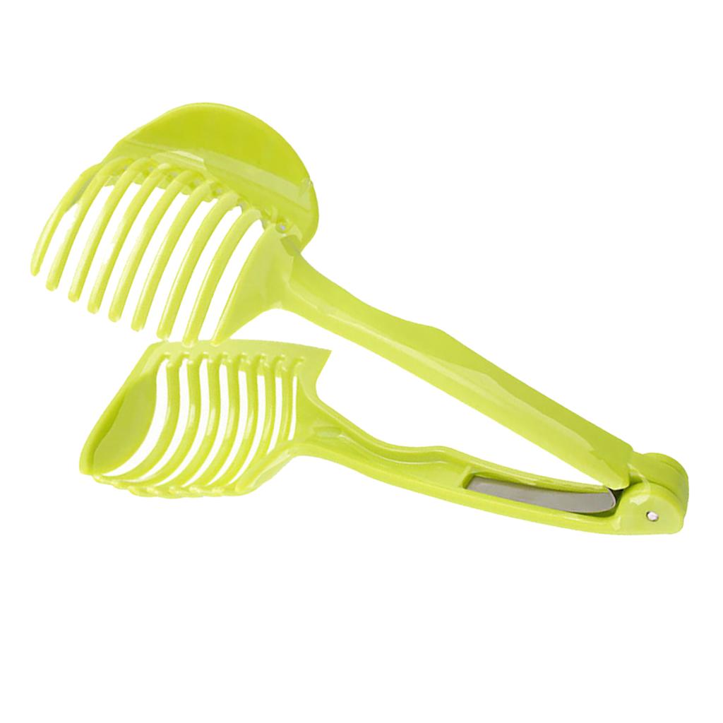 Держатель для нарезки томатов, ручное приспособление для нарезки ломтиками, держатель для круглых фруктов и овощей, кухонный резак