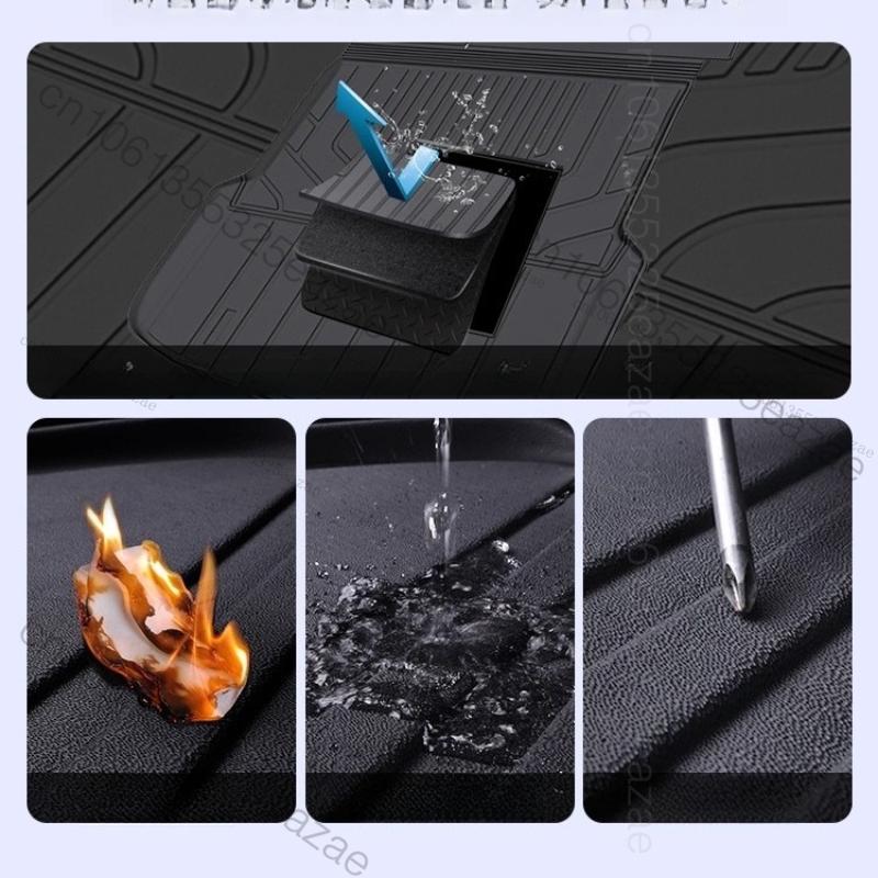 For BYD TPE Trunk mat ATTO2 YUAN UP YUAN PRO 2026~2024 Car Four Seasons Waterproof Non-slip NEW TPE Special Car Accessories