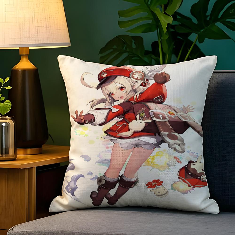 Beautiful illustrations in cartoon books Pillow Case Natural Linen Pillow Case DoubleSided Decor Sofa Pillowcase Home Decor