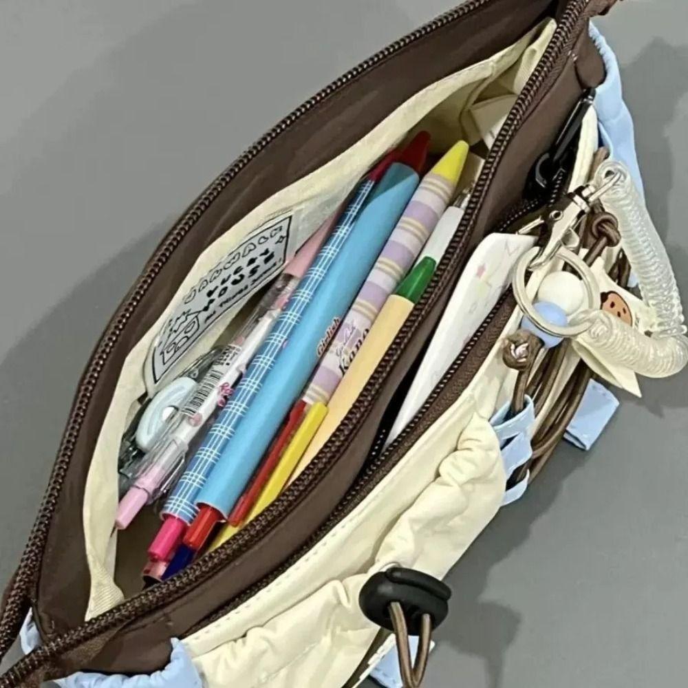 Cute Cookie Pen Bag Large Capacity Pencil Pouch High-Quality Pencil Case Student