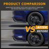 Gempro LED Side Marker Lights For Ford Mustang 2015- Rear White Fender Marker Reflectors Lamps Smoked Len, 2PCS