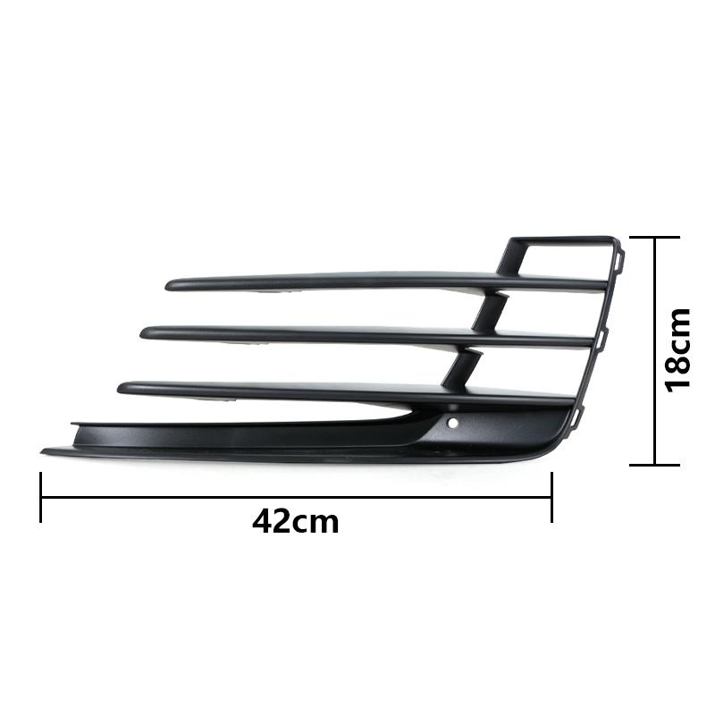 Car Front Bumper Fog Light Grill For VW Golf 7 GTI 2013-2016 Fog Light Open Vent Grille Intake Cover Fog Light Grill Bumper