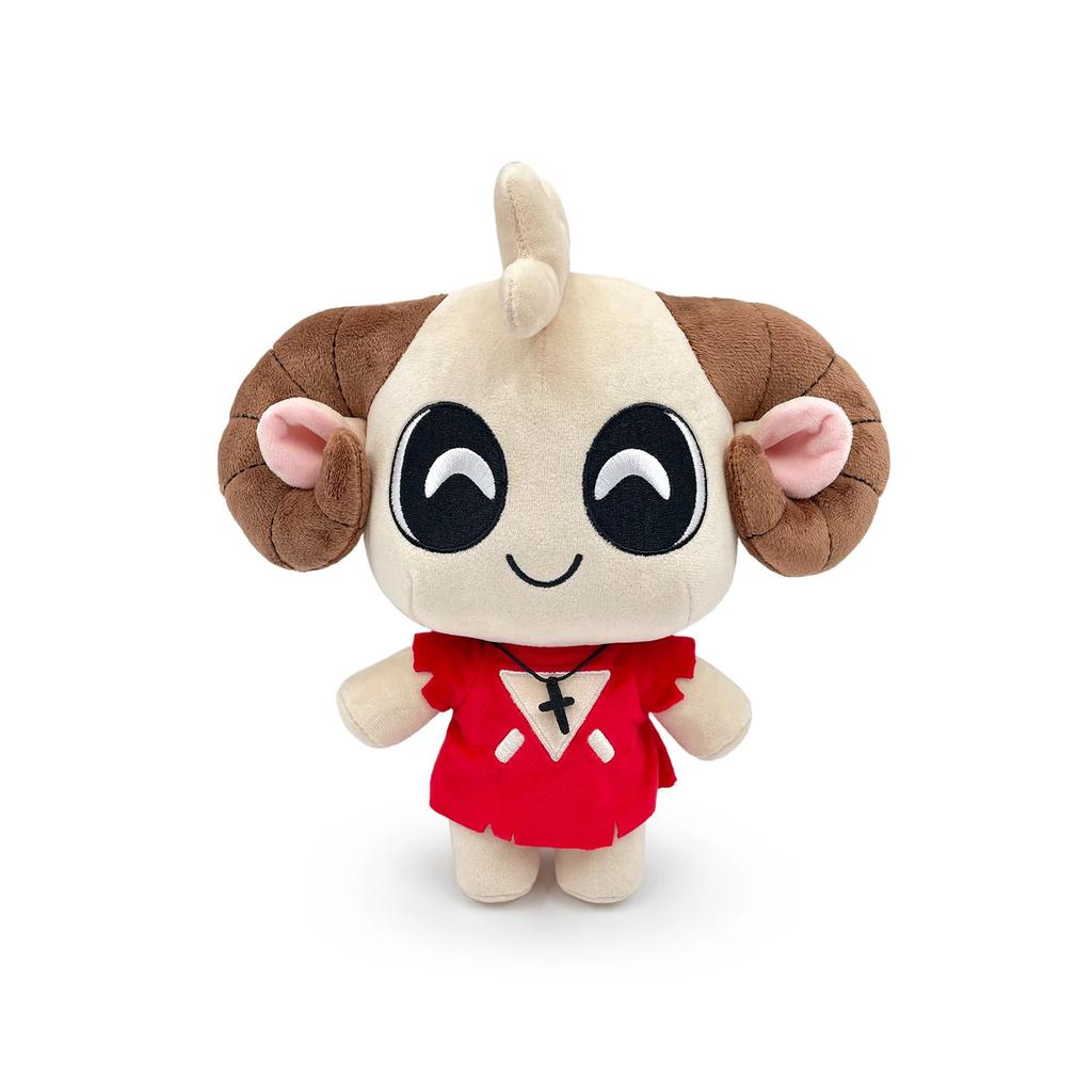 Cult of the Lamb Lamb Plush Toy - Game Collectible Stuffed Animal, Soft Cute Doll