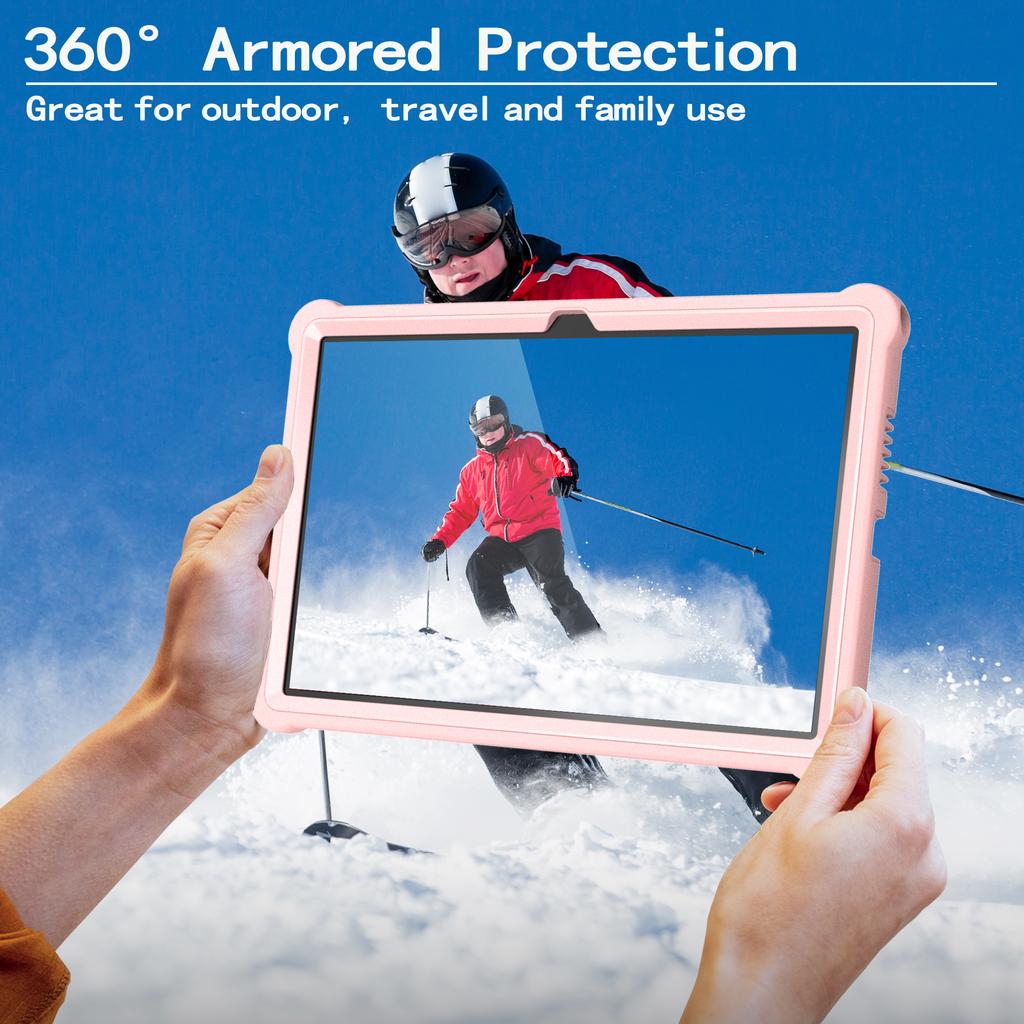 Heavy Duty Stand Case Universal for Lenovo Tab 10.1 2025 K10C Model TB311XU TB311FU ZAEH0019IN ZAEH0180IN ZAEJ0054IN Armor Cover