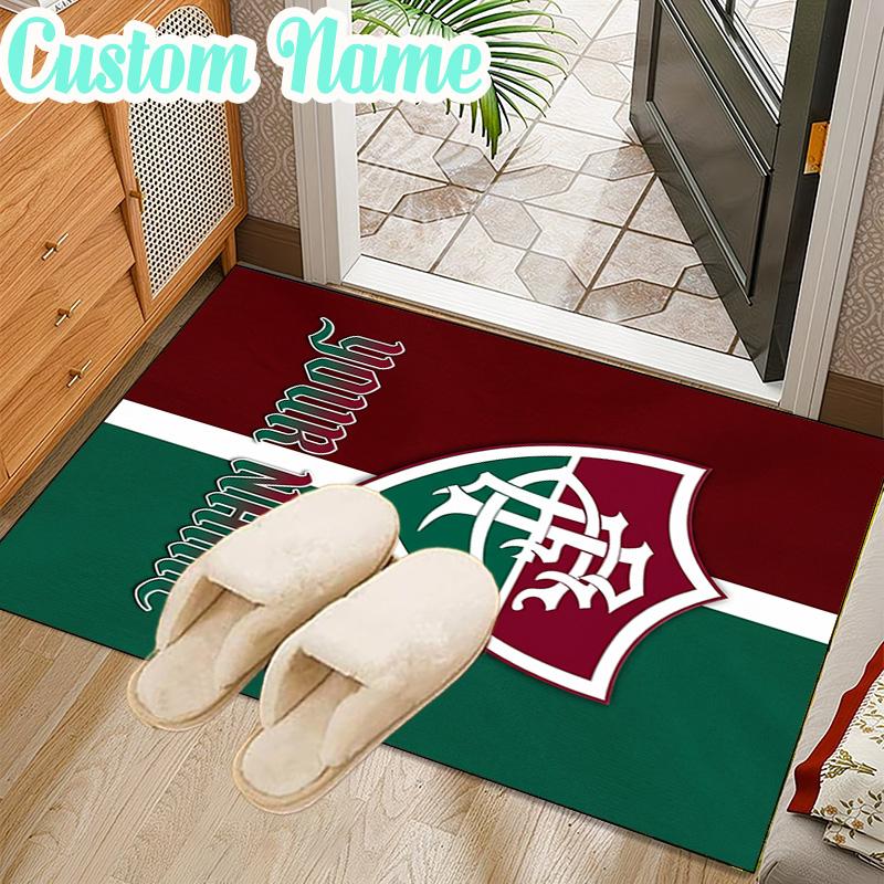 Custom Name Fluminense Fc Crest Rug Office Rug Chair Mat Non Slip Carpet Rugs for Bedrooms Dining Room Living Room Home Decor gifts