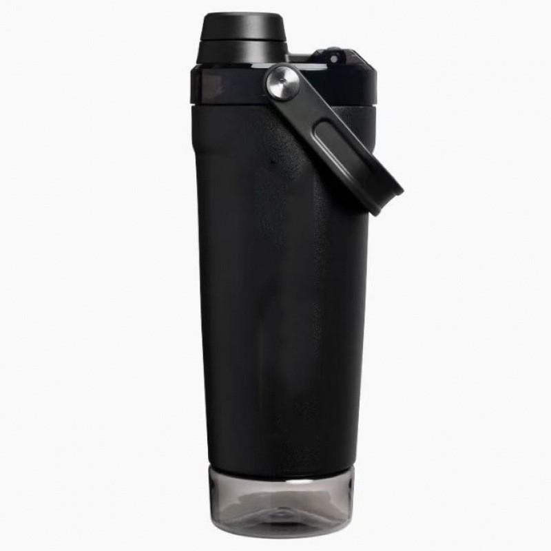 Double Wall Stainless Steel Insulated Tumbler With Handle Tea Strainer 600ml Outdoor Travel Cup Camping Hiking Office