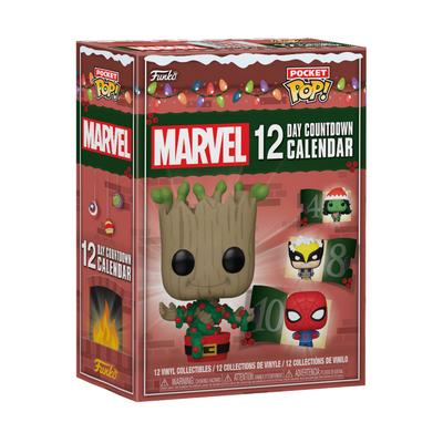 Календарь обратного отсчета на 12 дней до выхода Marvel 2024