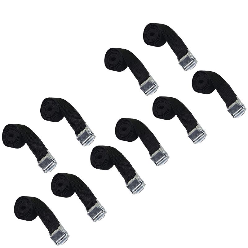 5/10 pcs 1M Buckle Tie-Down Belt Cargo Straps For Car Motorcycle Bike With Metal Buckle Tow Rope Strong Ratchet Belt for Luggage