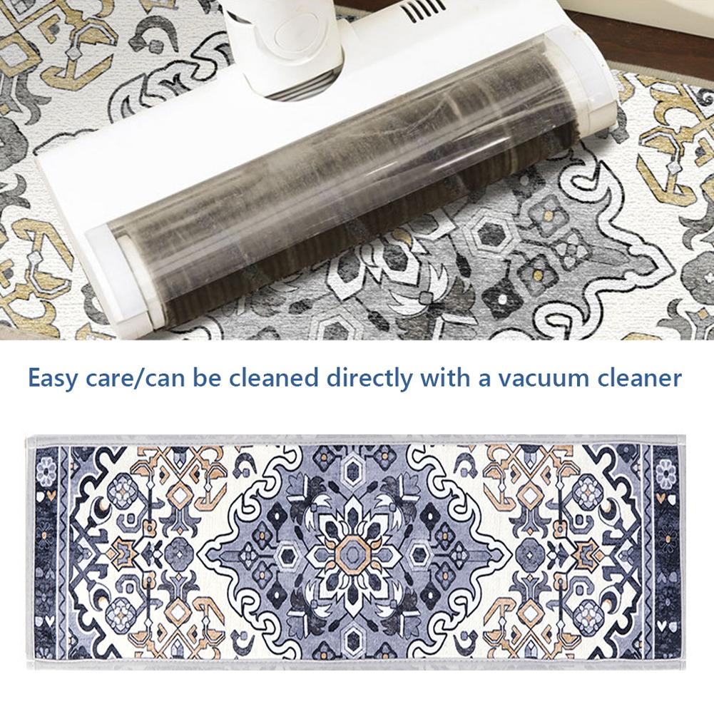 Набор ковровых накладок на ступени 15 шт. Самоклеящаяся основа, Нескользящие защитные коврики, Многоразовые ковровые дорожки для лестницы, Бохо для деревянных ступеней