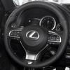Car Steering Wheel Decorative Stickers Carbon Fiber Emblem For Lexus F SPORT ES RX NX LS UX LM LX GX LC RZ IS CT GS RC HS SC TX
