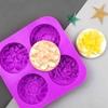 Home Decor DIY Craft Handmade Soaps Supplies Silicone Soap Mold Cake Mould Flower Shaped