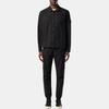 STONE ISLAND Поношенная куртка с молнией для мужчин, черная K1S1512000-32S00WN-V0129