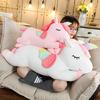 Kawaii Lying Unicorn Pillow Lovely Dolls Stuffed Soft Animal Plushie Toys Nice Birthday Valentine 'S Gift