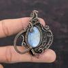 Kyanite Pendant Copper Wire Wrapped Pendant Natural Gemstone Pendant Kyanite Jewelry Handmade Designer Pendant Copper Jewelry Gift For Mom
