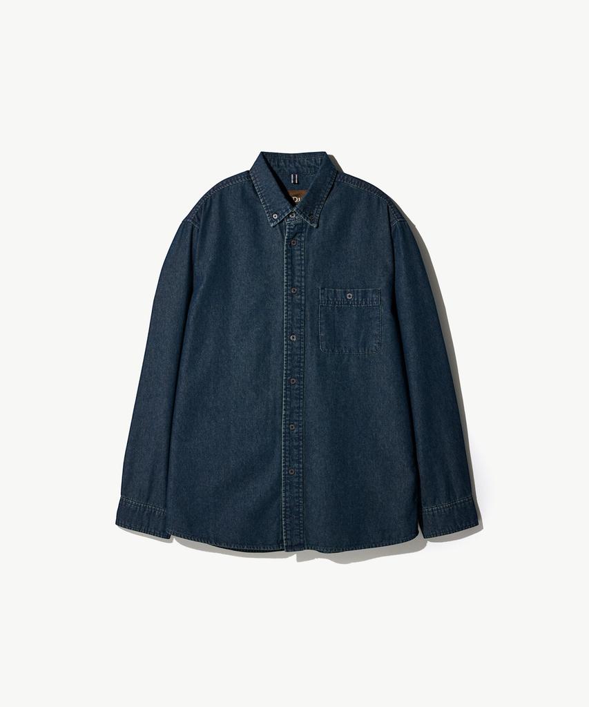 STCO Diems 9.5Oz Vintage Denim Shirts Dark Indigo (Easy Fit)_Ddsxz12Esn
