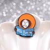 Cartoon Animated Character Enamel Pins Custom Read Metal Brooches Lapel Badges Cartoon Funny Jewelry Gift for Kids Friends