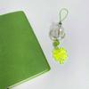 Fashionable Luck Clovers Charm Sturdy Acrylic Phone Chain Four Leaf Clovers Chimes Pendant for Mobiles Decoration