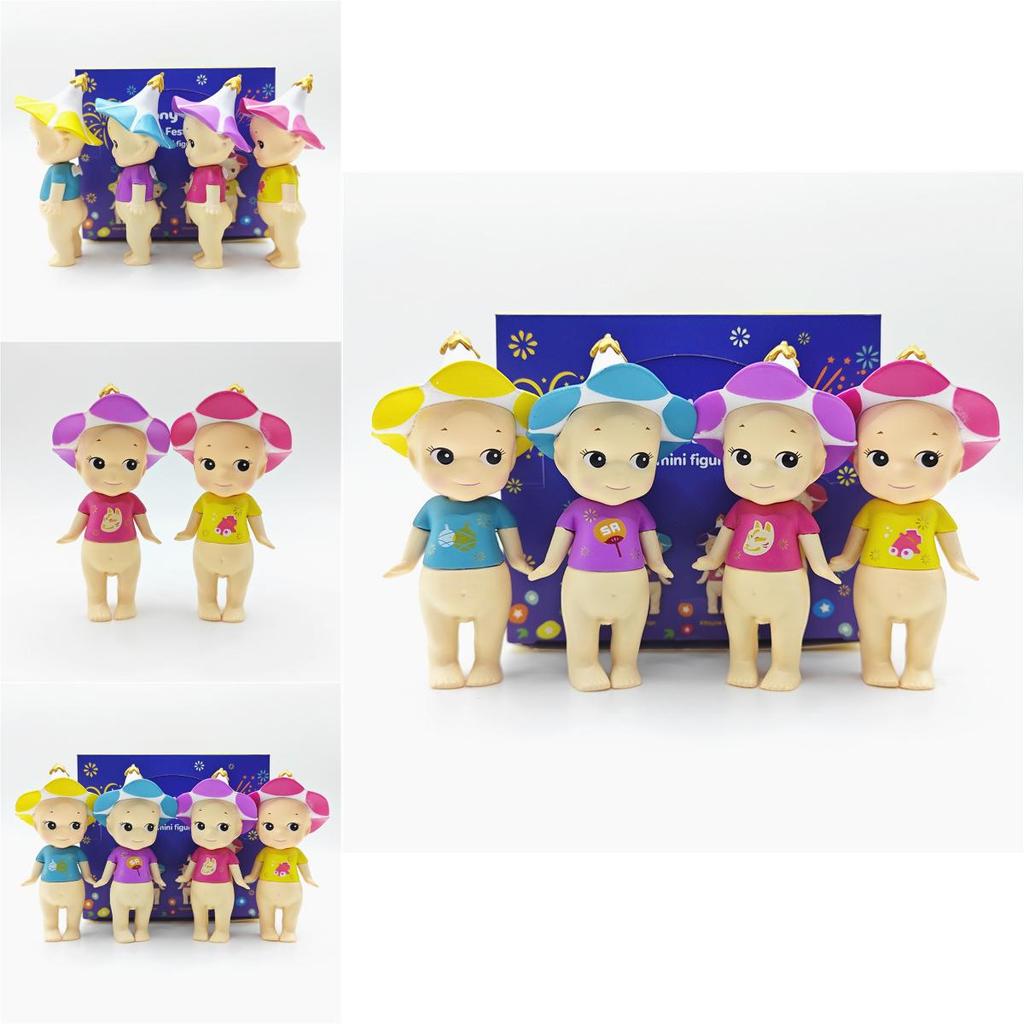 Summer Angel Collectible Bling Boxed Set With 8.5cm Abs Figurines For Party Decor Gift