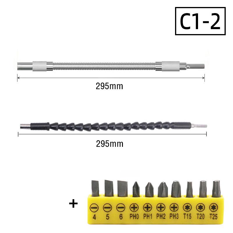 Переходник-головка с углом 105 градусов 1/4 дюйма Удлинитель Шестигранная насадка для дрели Регулируемый держатель для отвертки Шлицевой Phillips Электроинструменты Ручные инструменты