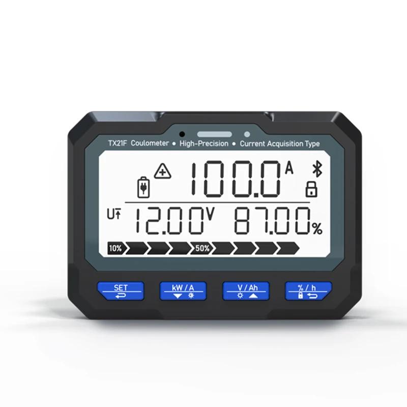 TX21 Кулонометр Высокоточный Индикатор Емкости Батареи 50А/100А/350А Цифровой Вольтметр Амперметр Монитор Батареи Тестер Напряжения