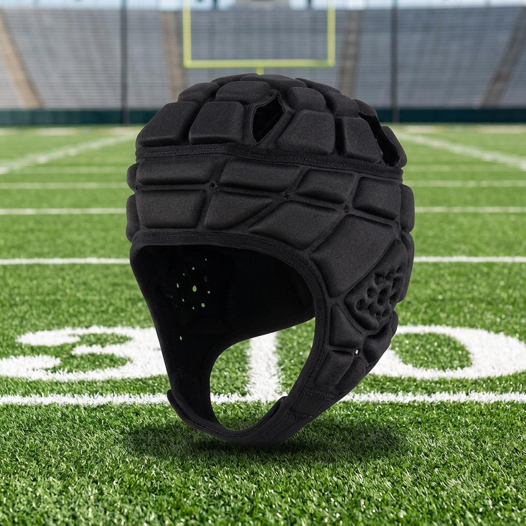 Unisex Breathable Dual Sport EVA Polyester Rugby Helmets with OEM Service Sports Headgear for Rugby Protection
