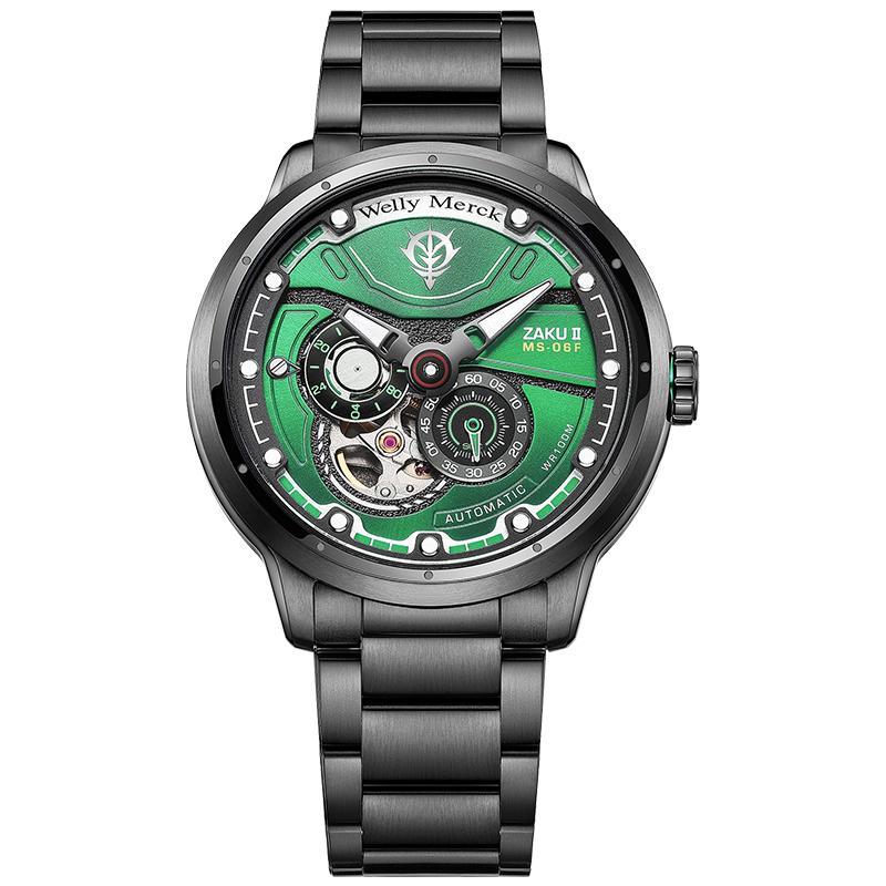WM Watch Автоматические механические часы Мужские Нержавеющая сталь Водонепроницаемые MIYOTA 82S7 Ограниченная серия Welly Merck Watch Совместная серия