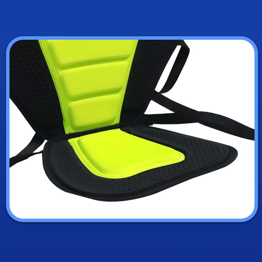 Сиденье для каяка Сиденье для весла с поддержкой спины Водонепроницаемое мягкое сиденье для каяка и спинка со спинкой