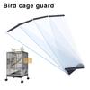 4Pcs/Set Birdcage Seeds Catcher Transparent PVC Birds Cage Baffle Parakeet Cage Cover Seeds Guard Birdcage Accessories for Parrot Macaw