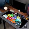 Among Us Print Mouse Pad, Anti‑Slip Desktop keyboard Mat, for PC Laptop Gaming Working Daily Use, Cool Festival Surprise Gift