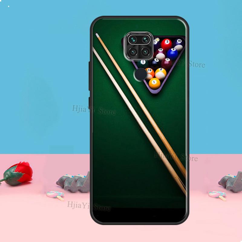 Sports billiards Case For Redmi Note 8 9 10 11 12 Pro Plus 10S 11S 12S Cover For Redmi 9C 10A 10C 12C Coque