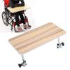 Деревянный поднос для коленей в инвалидной коляске, стабильная поддержка, столик для пожилых людей в инвалидной коляске для еды, чтения, Wr