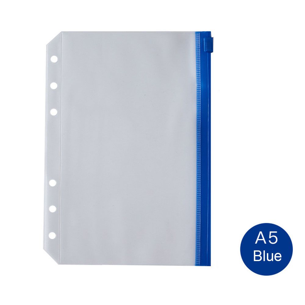 Organizers 6 Ring Loose Leaf Bags Binder Zipper Folders Notebook Binder Binder Pockets A5 A6 Size