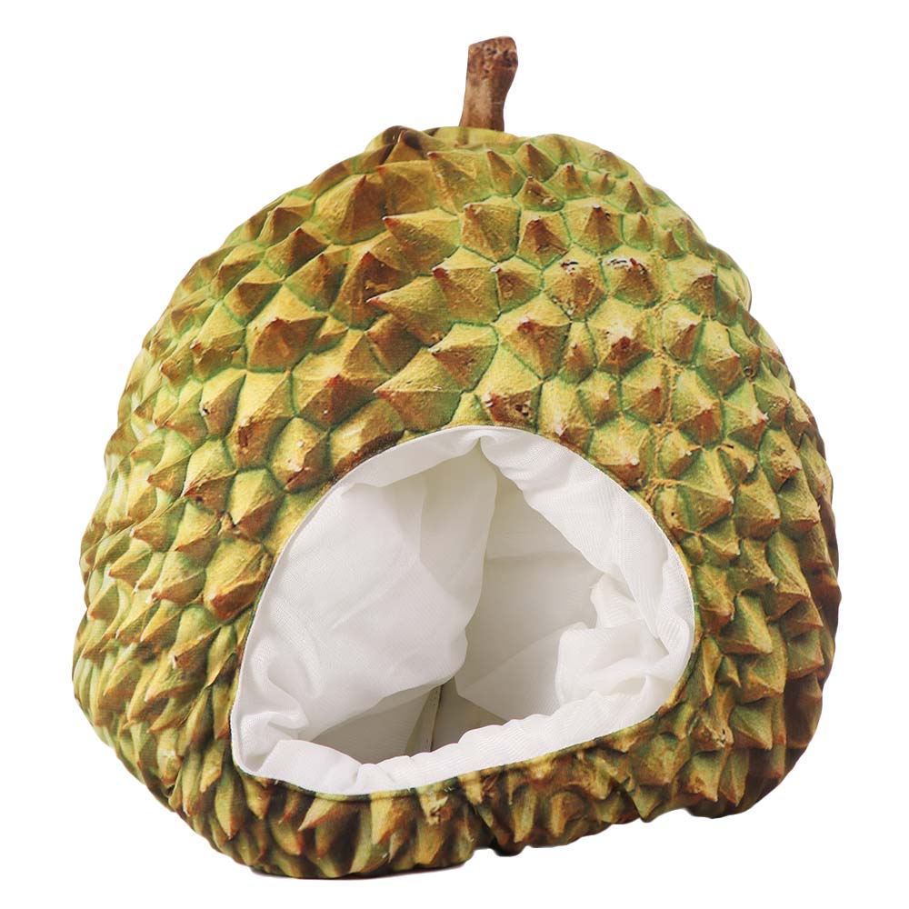 Comfortable Simulation Durian Hat Soft Cartoon Plush Hat Durian Headgear  Cross-dressing Shows