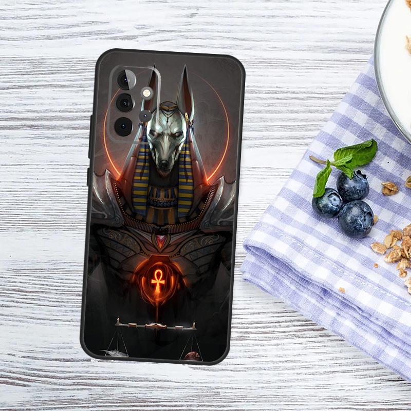 Египет Нефертити Анубис Анх Чехол Для Samsung Galaxy A52 A32 A12 A14 A34 A54 A53 A33 A13 A51 A71 A15 A25 A35 A55 Чехол