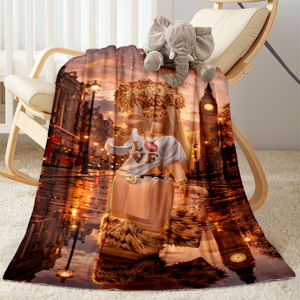 Roblox 298 Blanket Durable Comfort Great for Sofa Office Chair Office for All Seasons Stylish Decor Best Holiday Gift for Friends Family