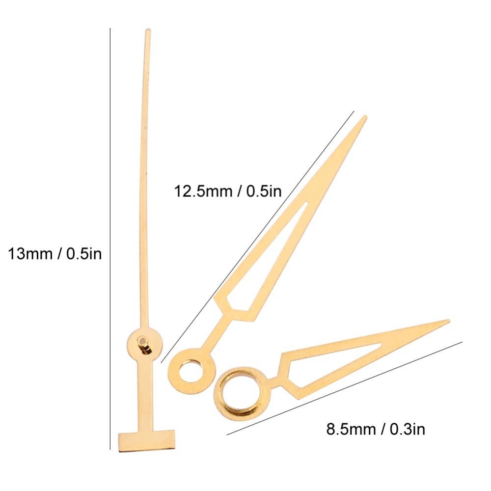 3Pcs Metal Hour Minute Second Hands Small Size Watch Accessory Premium Watch Hands  Watch Repair