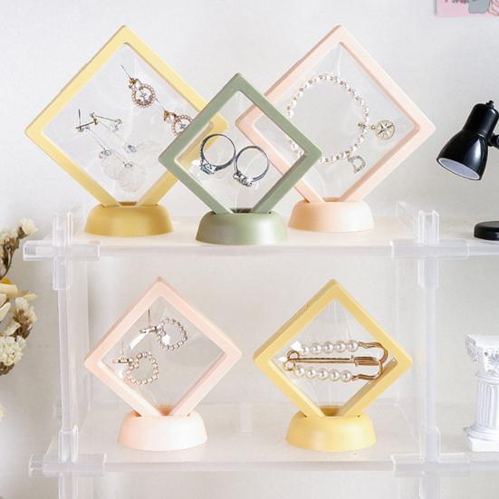 Коробка для хранения сережек, изысканные антиокислительные товары для дома, 3D плавающая фоторамка, шкатулка для ювелирных изделий, подставка для ежедневного использования