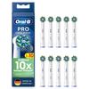 Braun Electric Toothbrush Replacement PRO Cross Oral-B Brushes, Multi-Action Brush, Action, 10-Pack, EB50RX-10 [Used]