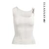 ELLASSAY Women's Metal Buckle Sleeveless Knit Vest Top