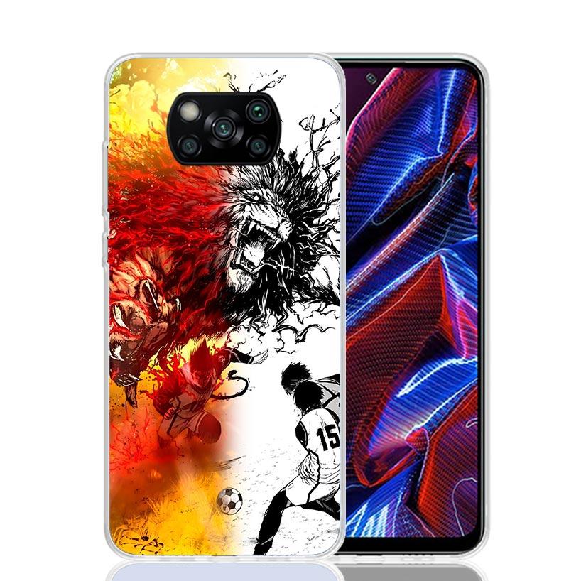 Чехол для телефона Blue Lock Football Anime для Xiaomi Poco X7 X6 X5 Pro F7 Ultra Redmi 15C 15 13 13C 12 12C 10 10A 10C 9 9A 9C 9T
