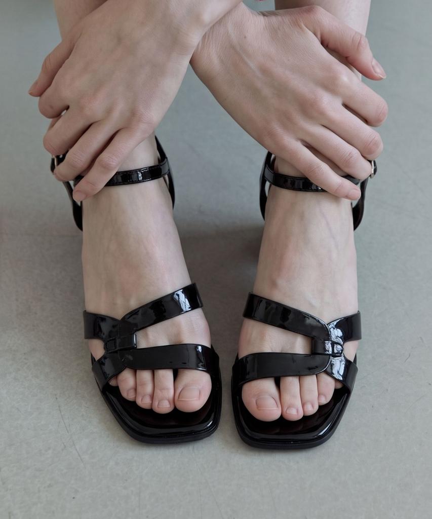 Сандалии на ремешке Spur Voile Color Blocking Sandal 7.8см -Us9056 (3Color)