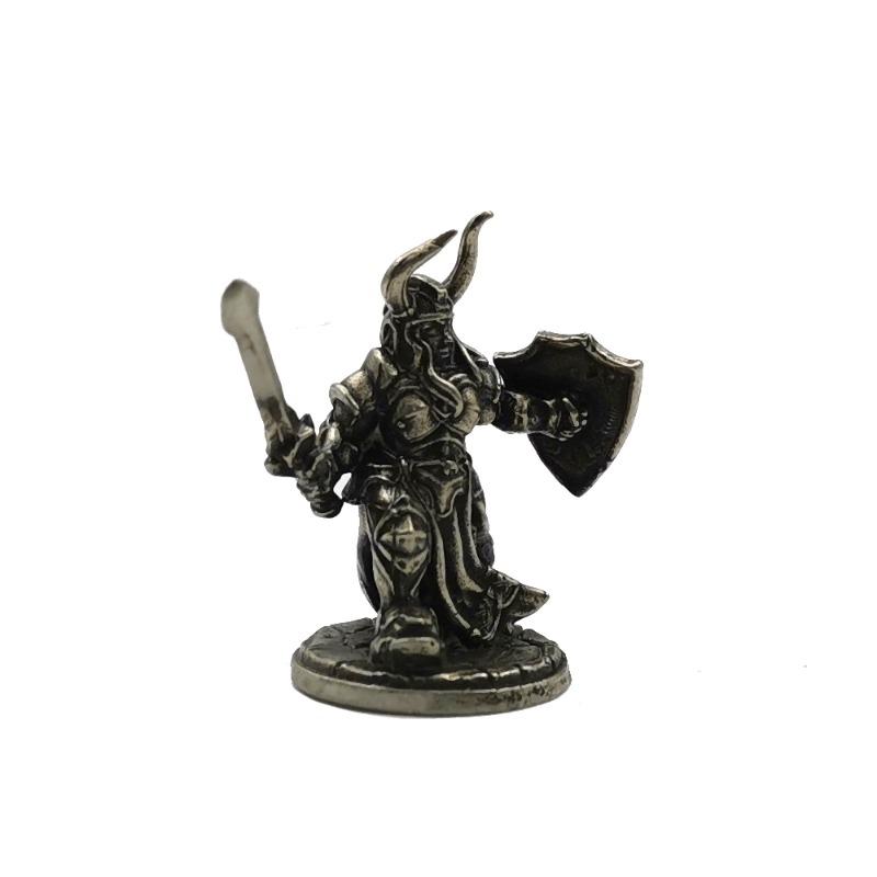 1PC Dwarf Legion Axe Soldiers Модели Игрушечные фигурки Миниатюры Металл Медь Мужские Подарки Настольные Украшения Украшения
