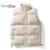Мужской повседневный жилет на открытом воздухе со стойкой, стеганый жилет-куртка, пальто