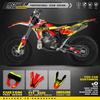 PowerZone Custom Team Graphics For EC Backgrounds Decals Stickers Kit For GASGAS EC MC 250 300 2012 2013 2014 2015 2016 2017 009