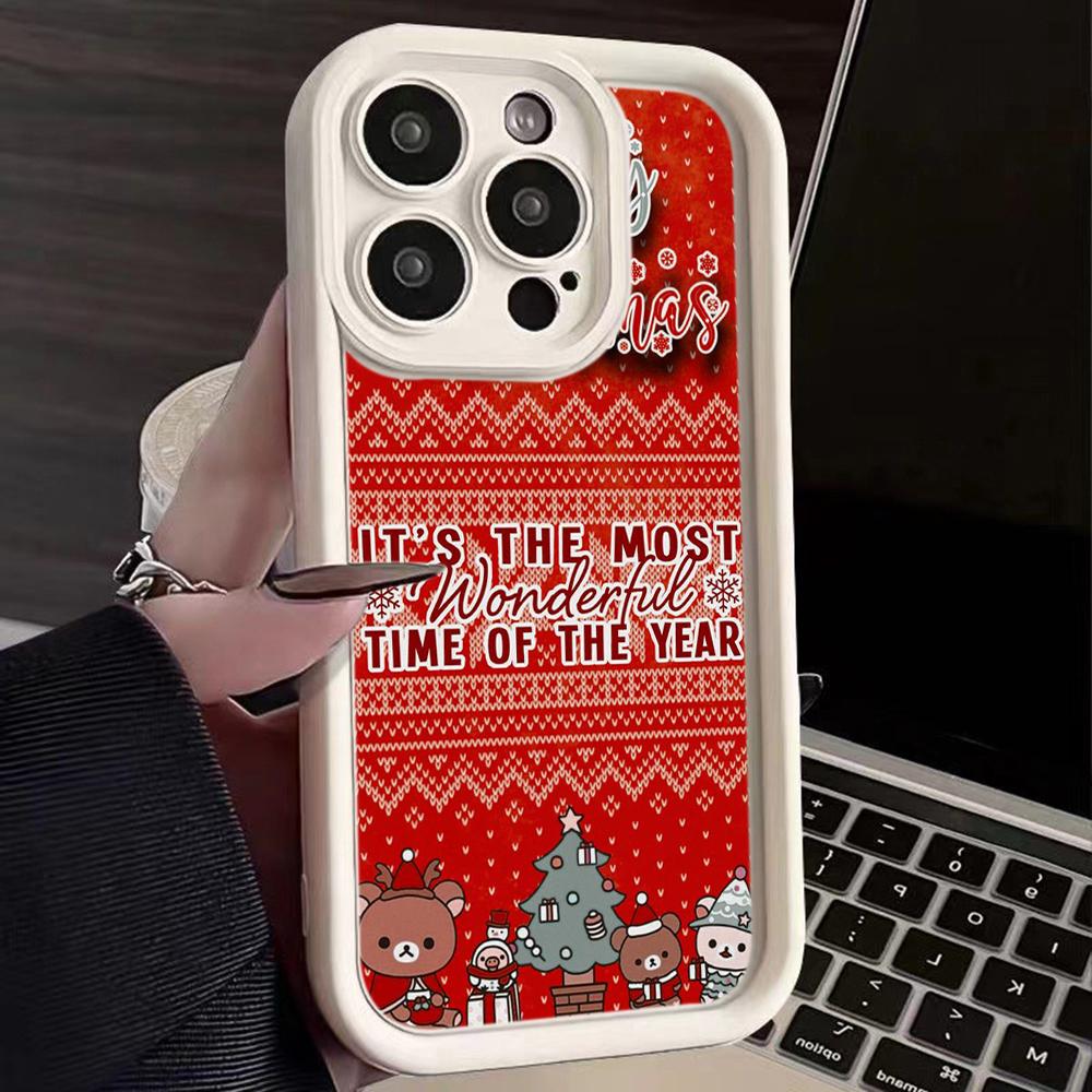 Ae117 Merry Christmas Happy New Year Design Phone Cases for Xiaomi 12 11 Lite 5G NE Redmi 13C 14C A3 Note 12 Pro 11s Angel Eye Ladder Protective Cover
