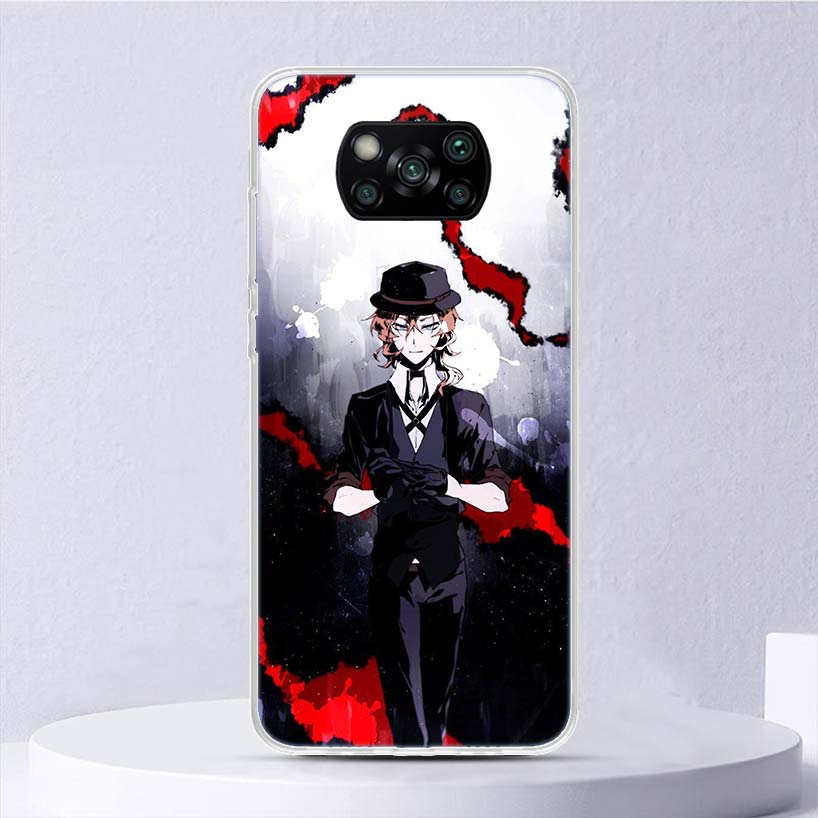 Bungo Stray Dogs Накахара Чуя Мягкий Чехол Для Xiaomi Poco X7 X6 X5 X4 X3 Nfc F7 Ultra F6 F5 Pro Чехол Для Телефона F4 Gt F3 M5S M4 M3