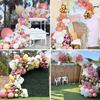 Balloon Garland - Unspecified - Balloon Arch - 100 Pieces - Pink, White, Gold - Party Decoration