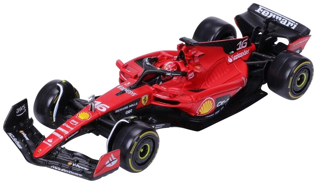 Burago 1/43 Scale Ferrari SF23 2023 No.16 with C. Leclerc Driver (Assembled)