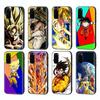 WD47 Dragon Ball Anime Black Sofe Case for Samsung Note 20 Lite S24 Ultra S23 A03 A05 A06 A11 A71 A15 A16 A13 A24 A25 A33 A52 A53 A50 M55 M35 Plus